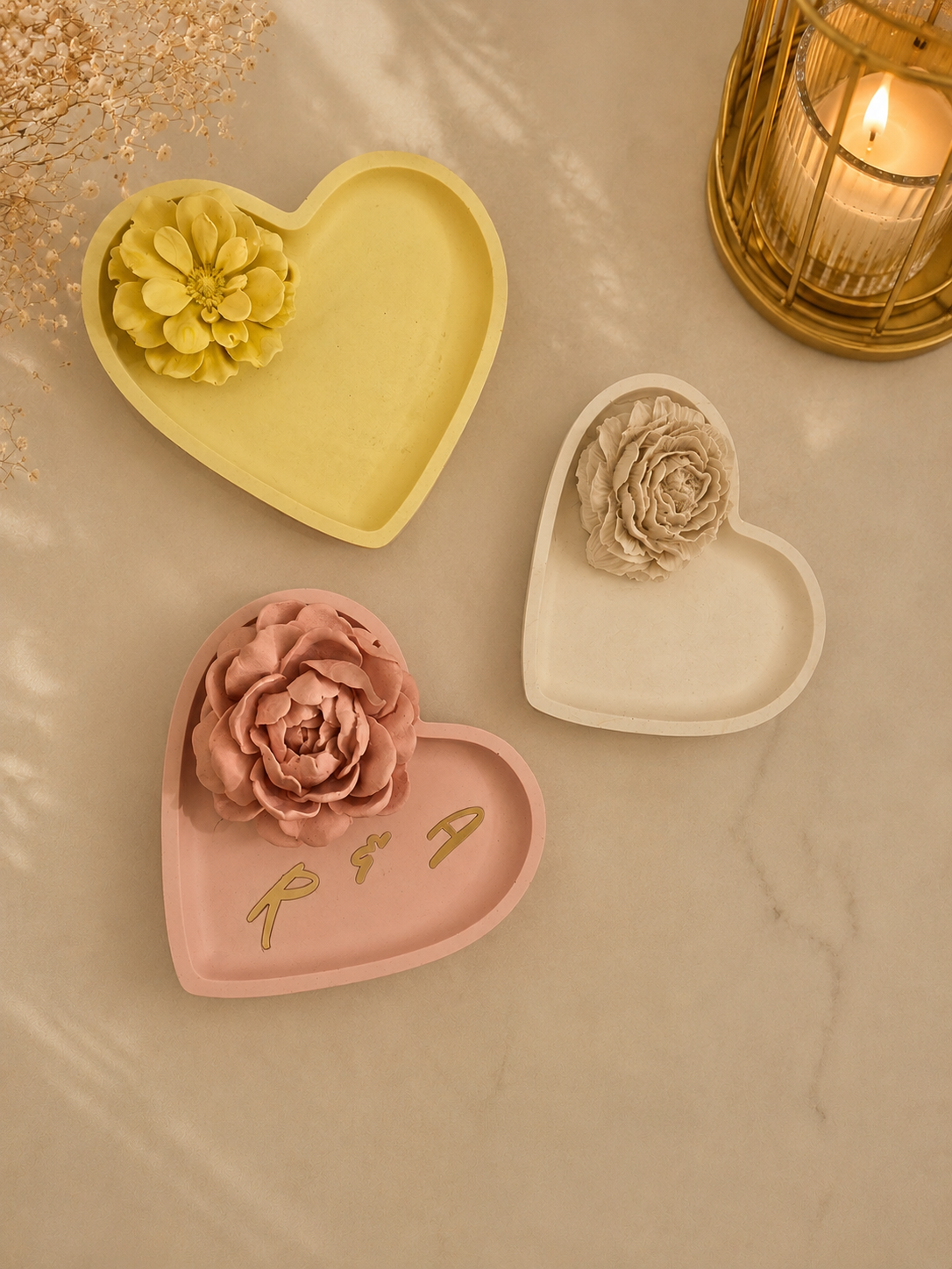 heart shaped tray Boujie & Co