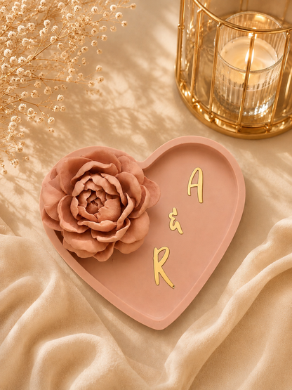 heart shaped tray Boujie & Co