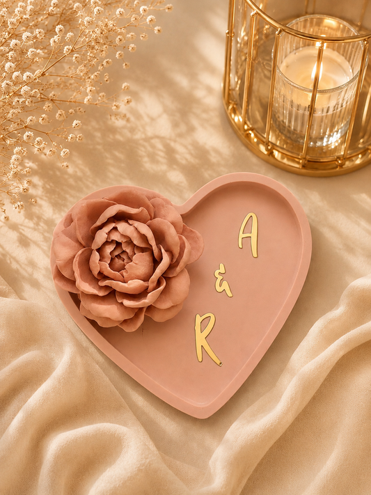 heart shaped tray Boujie & Co