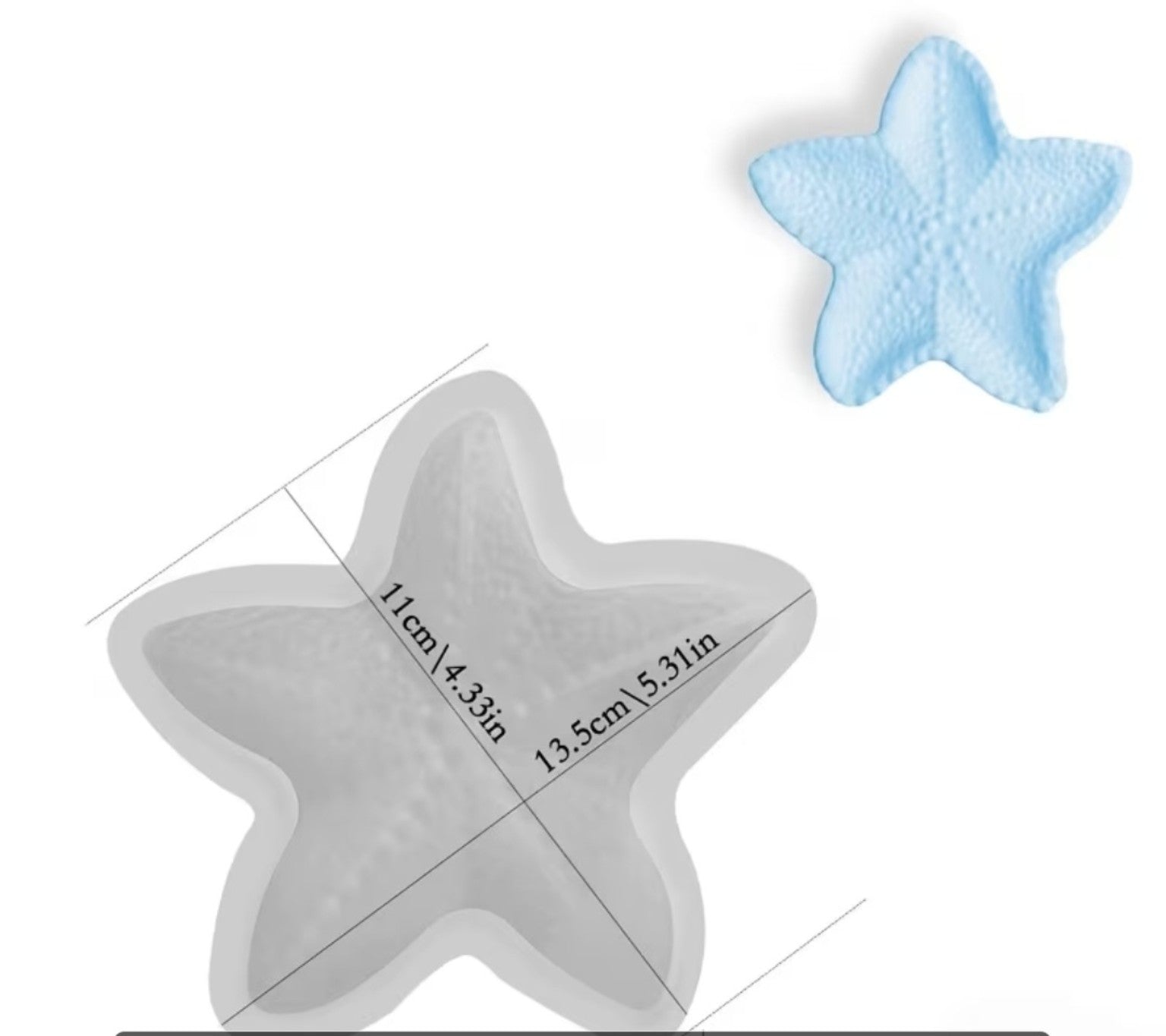 Starfish trinket dish Boujie & Co